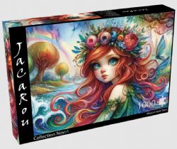 JACAROU CASSE-TÊTE 1000 PIÈCES - REGARD AZUR MAGIQUE (MAGICAL AZURE STARE) #JP-AZUR1000